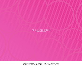 Minimalistic pink premium abstract background with luxury geometric elements. Exclusive wallpaper design for posters, flyers, presentations, websites, etc.