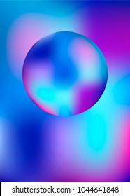 Minimalistic poster blue purple tones