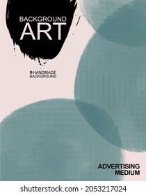Minimalistic poster. Minimum elements. Advertising medium. Abstract background in vector. Announcing publication.