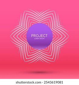 A minimalistic poster for placing information and text. A template for graphic design with geometric shapes.