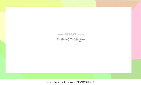 Minimalistic rainbow pattern background vector illustration.