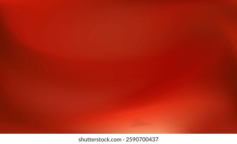 Minimalistic red gradient background. Smooth transitions, vibrant and dynamic effect. For Christmas, Valentine Day cards and modern branding and packaging. Vector illustration, EPS 10.