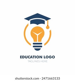 A Minimalistic Round Education Logo 