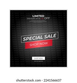 Minimalistic sale poster. Special offer cover. Big sale poster template. Big sale poster template