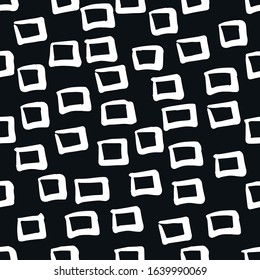 Minimalistic Scandinavian monochrome seamless pattern. Simple and clean abstract design. 