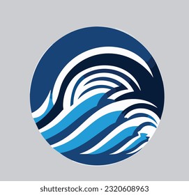 íconos de mar minimalista logotipo ilustración vectorial.para el logotipo de la empresa y producto de icono