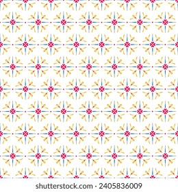 Minimalistic seamless patterns. Vector geometric background with small elements. Abstract modern ornament textures for kids textile, kitchen textile, fabric, wrapping.