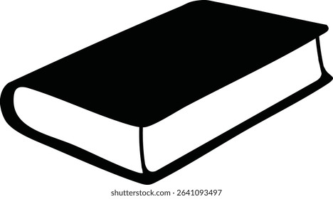 A Minimalistic silhouette of an book, capturing the essence of knowledge and imagination.
Perfect for educational themes, libraries, or literary designs.

