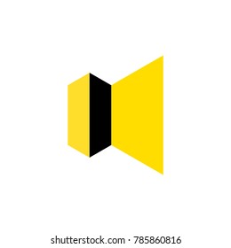 minimalistic simple architecture company logo, basic vector