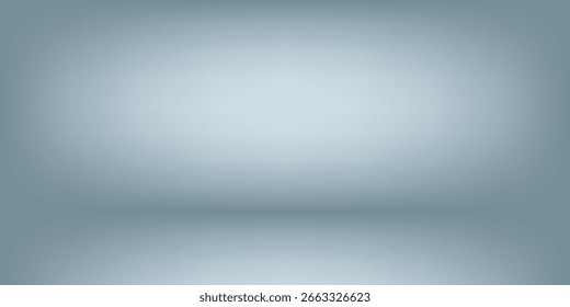 Plano de fundo simples e minimalista para apresentação do produto. Sombra da folhagem da planta e luz na parede azul.