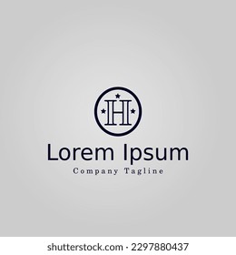 minimalistic and simple letter logo