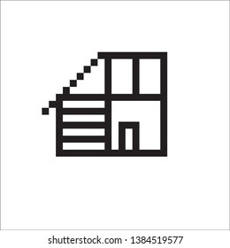 Minimalistic Slim Line Building & Landmarks Vector Icons