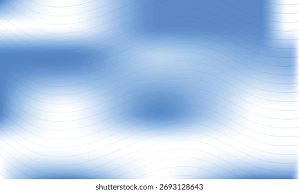 Minimalistic Soft Blue Abstract Wavy Gradient Background with Light Texture.