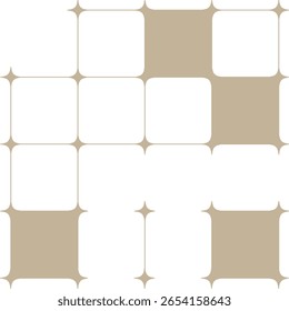 Minimalistisches Sparkle Grid Design Element