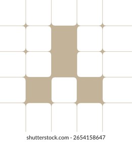 Minimalistisches Sparkle Grid Design Element