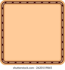 A minimalistic square frame suitable for various design applications, enhancing visuals in presentations and marketing.