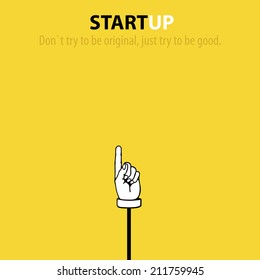 minimalistic startup company wallpaper vector illustration