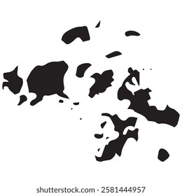 Minimalistic swirling pattern in monochrome