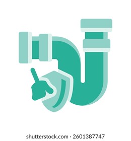 A minimalistic symbol reflecting the essence of the sewer cleaning