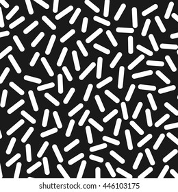 Minimalistic Texture with Granules Pattern. Monochrome White and Black. 