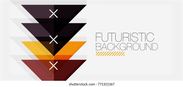 Diseño minimalista de banners modernos, fondo abstracto geométrico. Vector de alta tecnología futurista