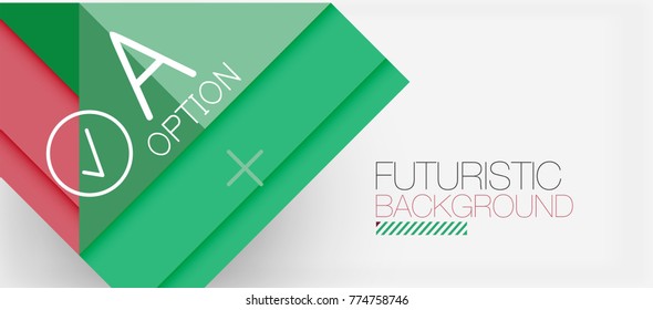 Minimalistic triangle modern banner design, geometric abstract background. Vector hi-tech futuristic