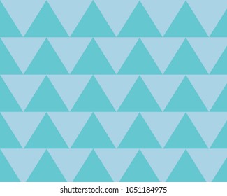 Minimalistic triangle pattern, blue geometric triangle print, background