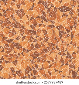 Minimalistic triangles background. Small shape size. Multiple repeated inner triangles. Mono tone style. Repeatable pattern. Modern vector tiles. Seamless vector illustration.