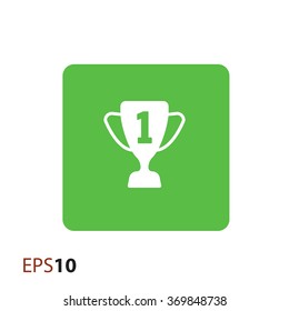 Minimalistic trophy icon for web