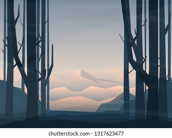 Minimalistic vector background