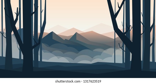 Minimalistic vector background