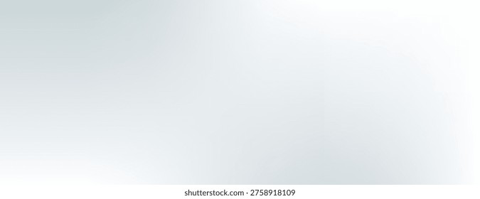 Minimalistic vector background with a soft gradient from light gray to white, creating a smooth and calming visual effect. No people are present.