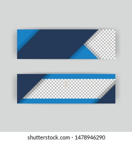 The minimalistic vector illustration of the editable layout of headers, banner design templates. Abstract geometric pattern with colorful gradient business background.
