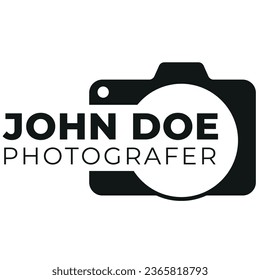 logotipo vectorial minimalista para fotógrafo
