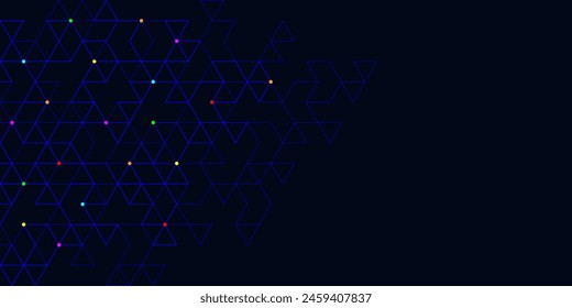 Minimalistic vector texture with triangles pattern. Creative idea of modern design with abstract geometric background