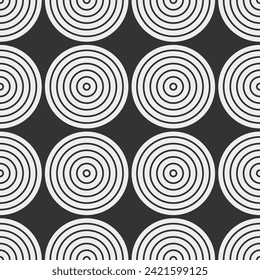Minimalistic versatile monochrome seamless pattern. Infinite geometric background. Vector pattern illustration.