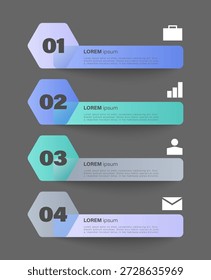 Modelo de infográfico vertical minimalista. Layout para visualização de dados, apresentações de negócios ou relatórios