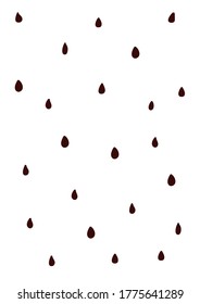 Minimalistische Wassermelonen Knochen. Handgezeichnete Karten. Vektorgrafik heller Sommerbanner. Ideal für Geschichten, Karten, Poster.