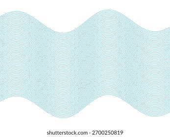 Plano de fundo de padrão de onda minimalista em azul claro Ideal para projetos de design gráfico moderno e apresentações criativas com uma estética abstrata limpa