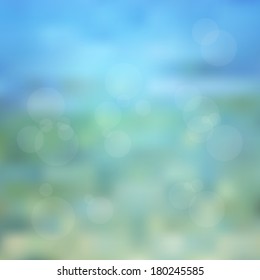 Minimalistic web media backdrop. Editable. Vector blurred background. Unfocused landscape. Presentation template. Web and mobile interface template. 