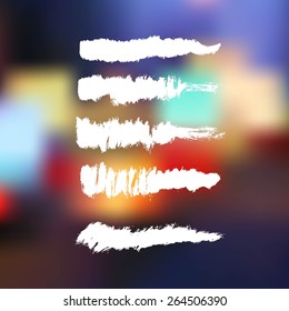 Minimalistic web media backdrop witch ink straps. Editable. Vector blurred background. Presentation template. Web and mobile interface template. 