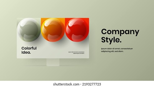 Minimalistic website design vector illustration. Vivid display mockup site screen concept.