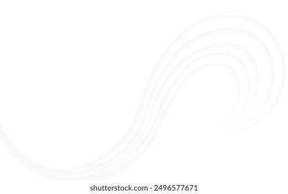 Minimalistic white background with soft, flowing wave patterns, ideal for a clean and modern design or presentation.