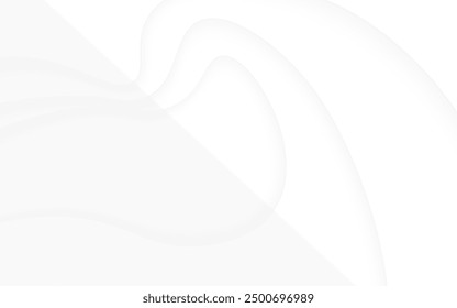 Fondo blanco minimalista con patrones de onda suaves y fluidos, ideal para un diseño o presentación limpia y moderna.