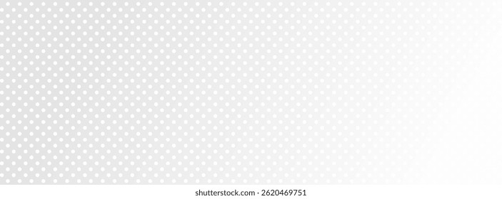 Minimalistic White Background with Uniform Dots Patterned Across a Soft Gradient