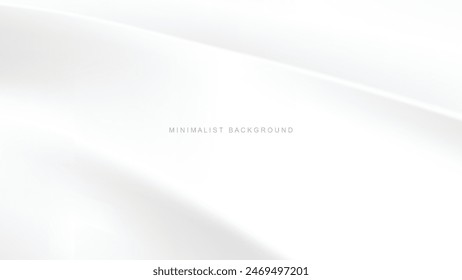 Minimalistic white paper background HD wallpaper design for advertisement, presentation products, design. EPS 10 vector illustration.