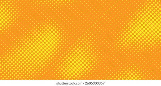 Minimalistic yellow Halftone Dot Pattern Background with Subtle Gradient Effects