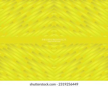 Minimalistic yellow premium abstract background with luxury geometric elements. Exclusive wallpaper design for posters, flyers, presentations, websites, etc.