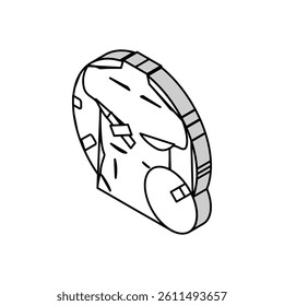 minimally invasive isometric icon vector. minimally invasive sign. isolated symbol illustration