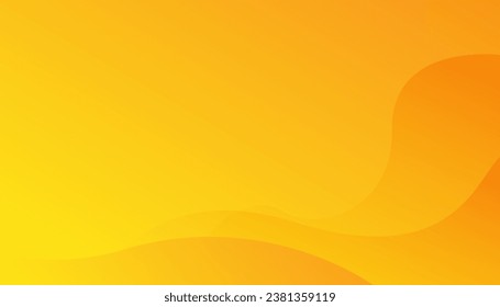 minimals abstract yellow background in yellow color. Trendy gradient shapes composition. Used to decorate advertisements, publications, texts, etc
